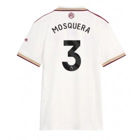 Dámské fotbalový oblečení Arsenal Cristhian Mosquera #3 Tretí košile 2025-26 Krátkým Rukávem